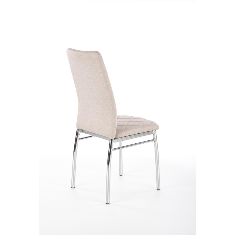 Krzesło Tapicerowane do Kuchni K309 Beżowy Tkanina Halmar