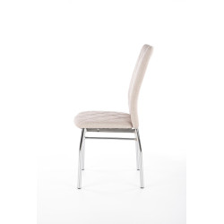 Krzesło Tapicerowane do Kuchni K309 Beżowy Tkanina Halmar