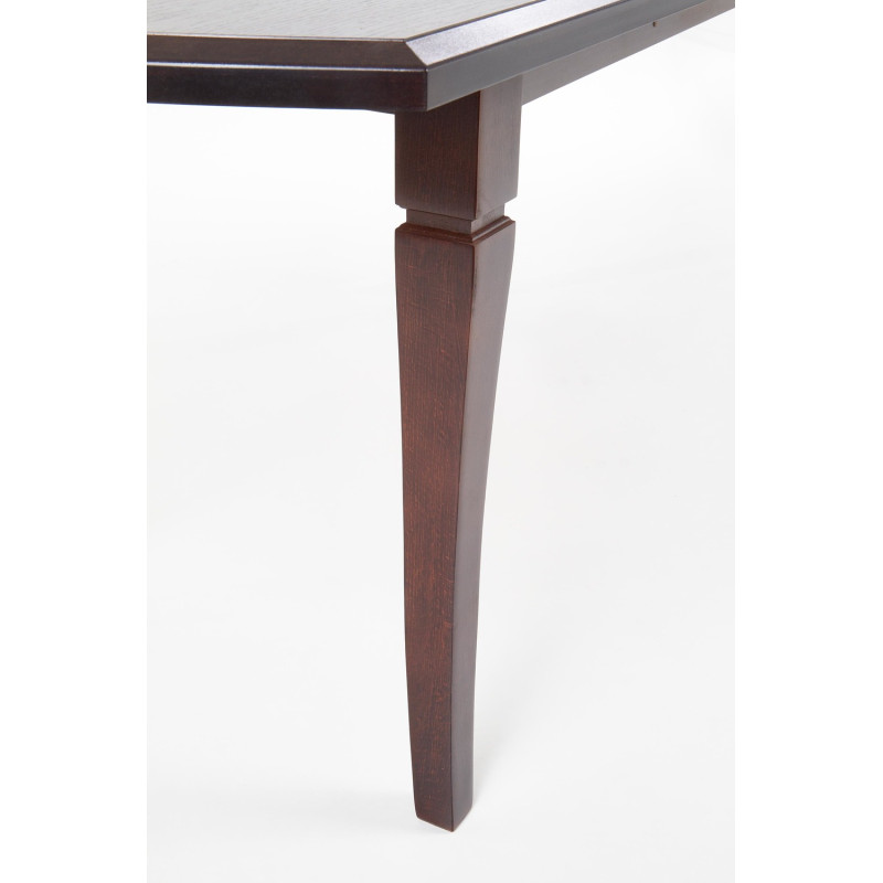 FRYDERYK 160/240 cm stół kolor ciemny orzech (160-240x90x74 cm)