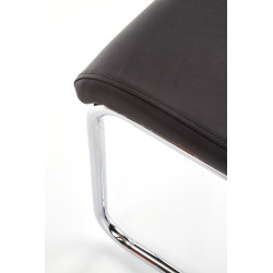 Krzesło tapicerowane Luxe czarne