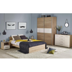 LIMA łóżko 120 dąb sonoma (2p 1szt) LIMA łóżko 120 dąb sonoma (2p 1szt)