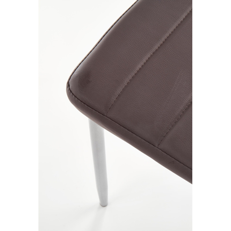 Krzesło K70 ciemny brąz HALMAR