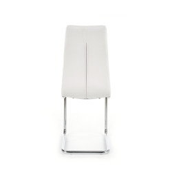 Krzesło K147 białe tapicerowane z pikowaniami HALMAR Krzesło K147 białe tapicerowane z pikowaniami HALMAR