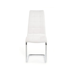 Krzesło K147 białe tapicerowane z pikowaniami HALMAR Krzesło K147 białe tapicerowane z pikowaniami HALMAR