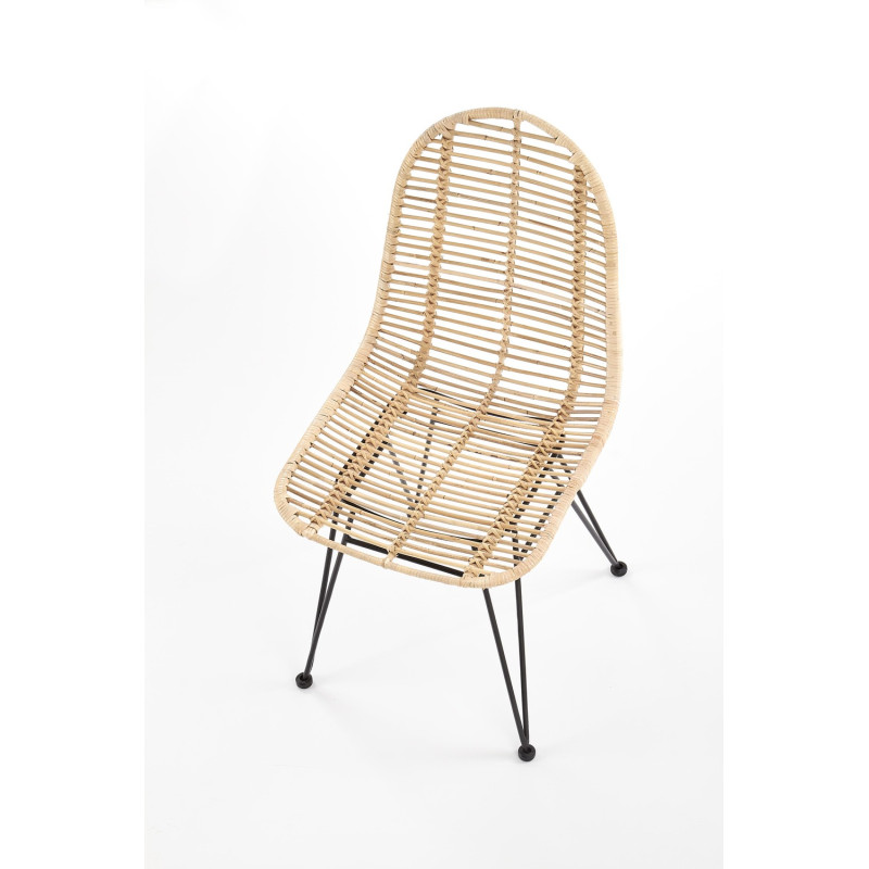 Krzesło K337 Rattan Naturalny Halmar