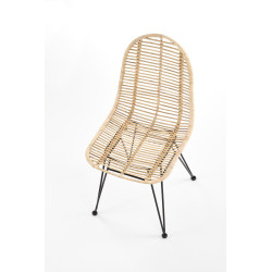 Krzesło K337 rattan naturalny HALMAR