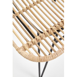 Krzesło K337 rattan naturalny HALMAR