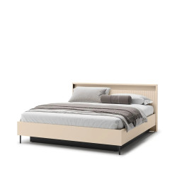 Łóżko 180x200 Trend TS-03 Lenart Meble beż piaskowy/czarny