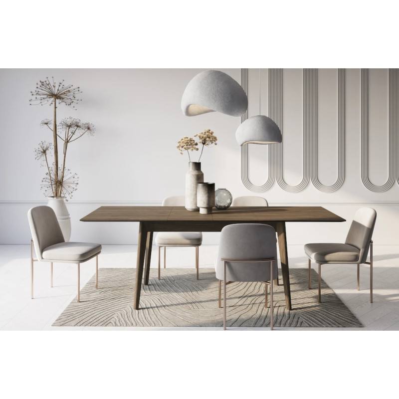 Stół rozkładany 145-220 Plot PT-03 Lenart Dąb Ciemny