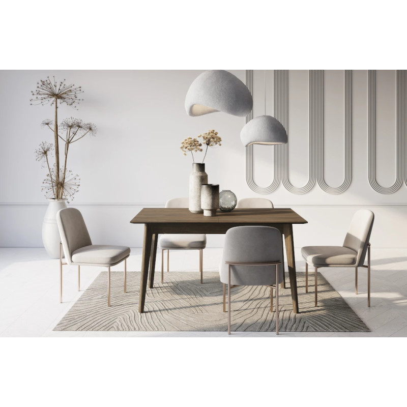 Stół rozkładany 145-220 Plot PT-03 Lenart Dąb Ciemny