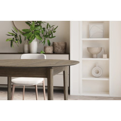 Okrągły stół rozkładany 90-210 Plot PT-05 Lenart Dąb Ciemny