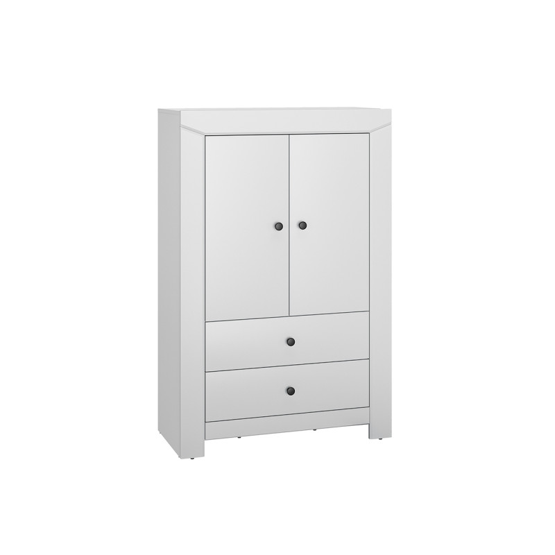 Wysoka komoda Terni ML Meble Kolekcja Terni szary srebrny