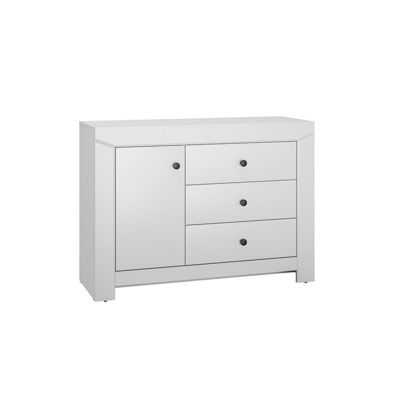 Kompaktowa komoda Terni ML Meble Kolekcja Terni szary srebrny