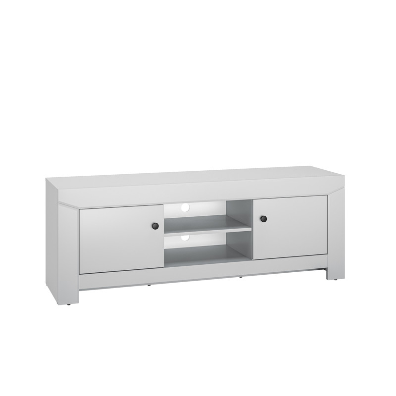 Szafka RTV Terni ML Meble Kolekcja Terni szary srebrny