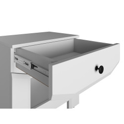 Szafka nocna Terni ML Meble Kolekcja Terni szary srebrny