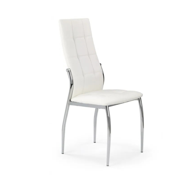 Krzesło Tapicerowane do Jadalni Venetia Białe Ekoskóra Krzesło Tapicerowane do Jadalni Venetia Białe Ekoskóra