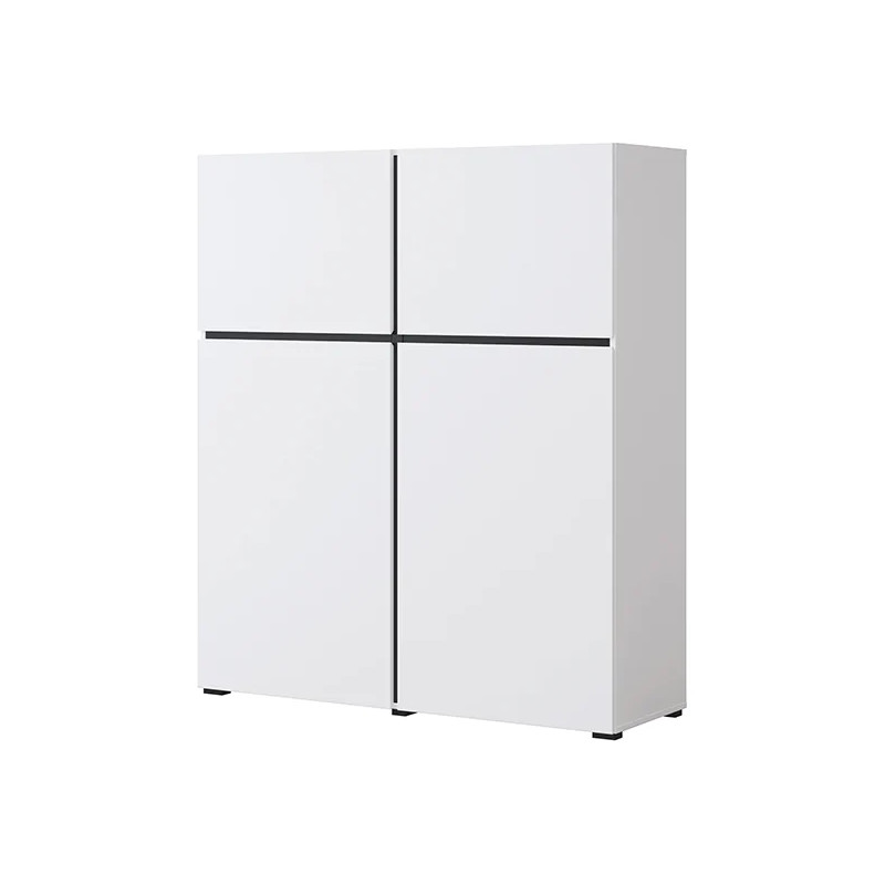 Wysoka komoda Cross 76 biały/czarny Wysoka komoda Cross 76 biały/czarny