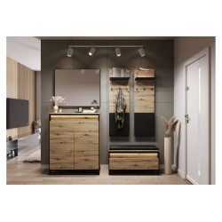 Zestaw mebli loftowych do przedpokoju Quant z oświetleniem LED Zestaw mebli loftowych do przedpokoju Quant z oświetleniem LED