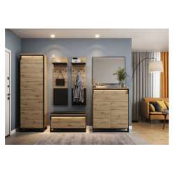 Zestaw mebli loftowych do przedpokoju Quant z oświetleniem LED Zestaw mebli loftowych do przedpokoju Quant z oświetleniem LED