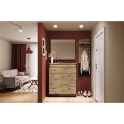 Zestaw mebli loftowych do przedpokoju Quant z oświetleniem LED Zestaw mebli loftowych do przedpokoju Quant z oświetleniem LED