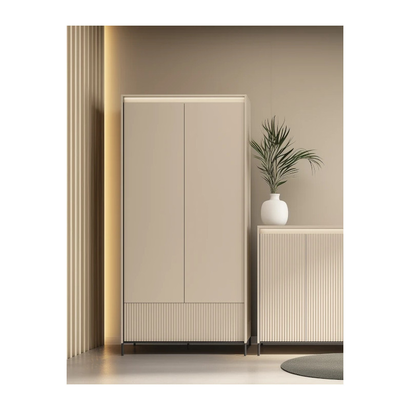 Zestaw nowoczesnych mebli do przedpokoju Trend z oświetleniem