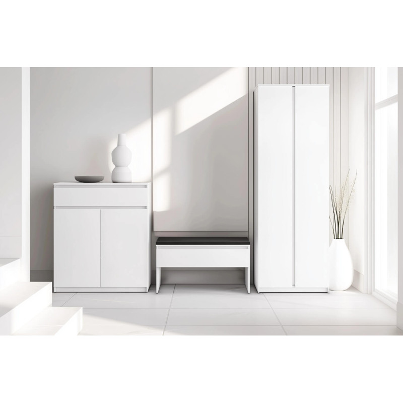 Zestaw mebli do przedpokoju Simply biały