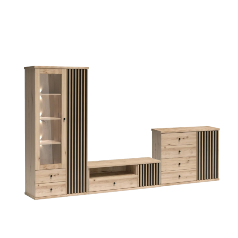 Zestaw mebli loftowych do salonu Cali Zestaw mebli loftowych do salonu Cali