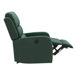FOTEL ROZKŁADANY PEGAZ VELVET ZIELONY BLUVEL 78