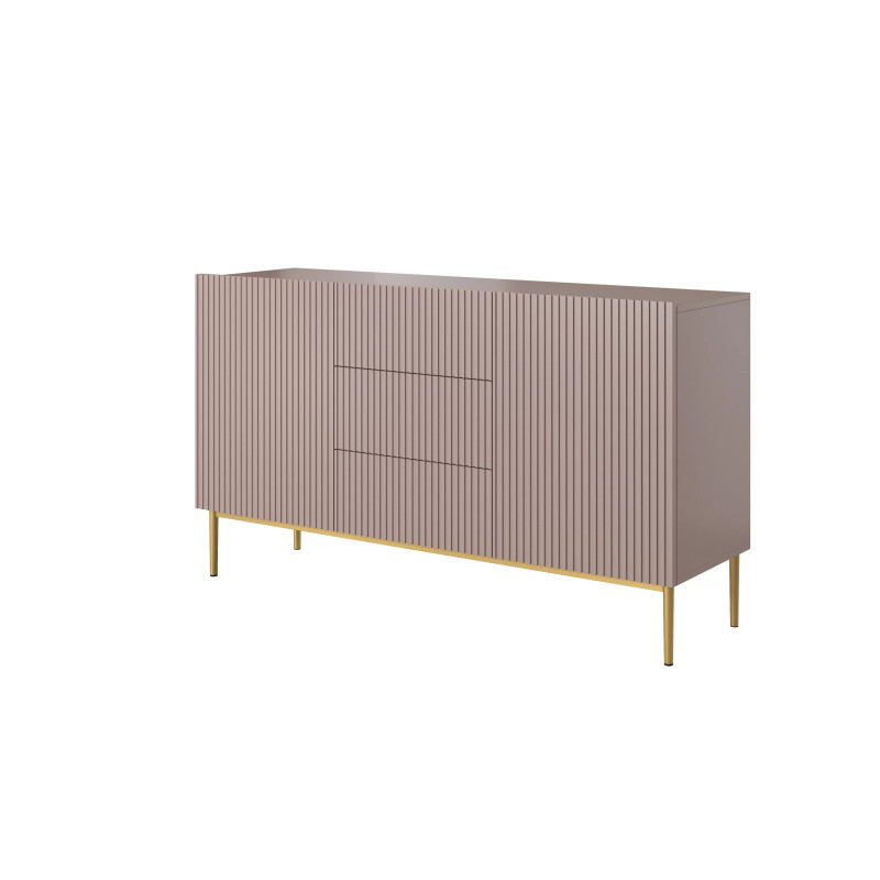 Dwudrzwiowa komoda Nicole 150 z szufladami Meble Bogart Dwudrzwiowa komoda Nicole 150 z szufladami Meble Bogart