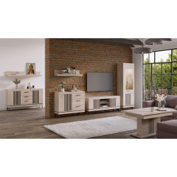 Regał prawostronny MATI MI08 Liveo Meble Dąb Cremona Regał prawostronny MATI MI08 Liveo Meble Dąb Cremona