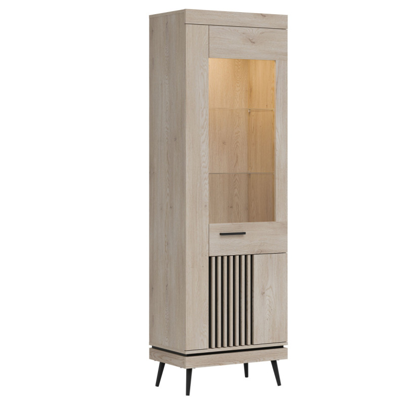 Witryna MATI MI07 Prawostronna Liveo Meble Dąb Cremona