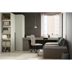 Szafa narożna 2-drzwiowa szampańska do małych pomieszczeń Szafa narożna 2-drzwiowa szampańska do małych pomieszczeń