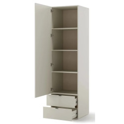 Szafa jednodrzwiowa WO-03 Woow Lenart w kolorze szampańskim Szafa jednodrzwiowa WO-03 Woow Lenart w kolorze szampańskim