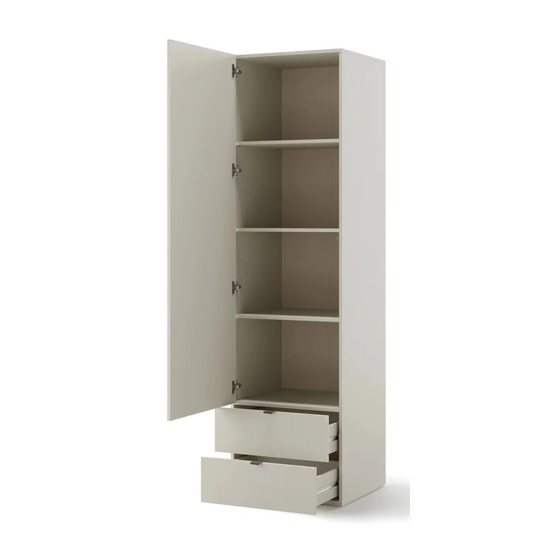 Szafa jednodrzwiowa WO-03 Woow Lenart w kolorze szampańskim