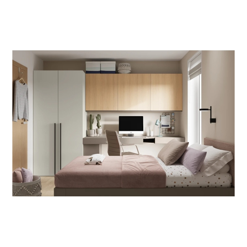 Pokój młodzieżowy z szafką wiszącą WO-06 – inspiracja