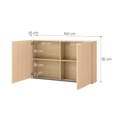 nowoczesna szafka Clay Gray do pokoju nastolatka nowoczesna szafka Clay Gray do pokoju nastolatka