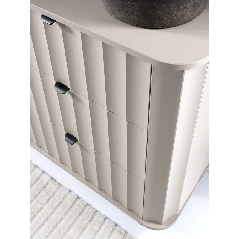 Zaokrąglone blaty komody NOVADO – 1