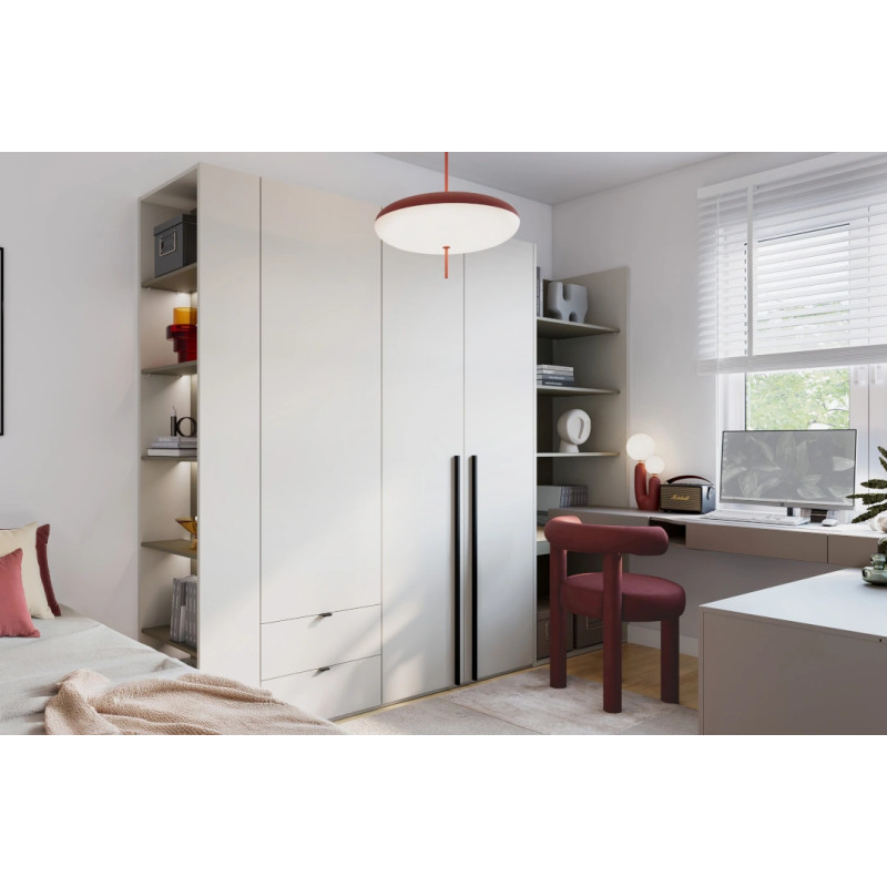 Meble młodzieżowe WOOW SET-WOS2L w kolorze clay grey