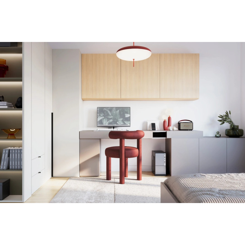 Meble młodzieżowe WOOW SET-WOS2P w kolorze clay grey