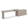 Zestaw mebli SET-WOS4L Woow Clay Gray Lenart