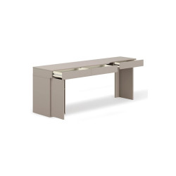 Biurko dziecięce SET-WOS5L w kolorze clay grey - widok otwarty