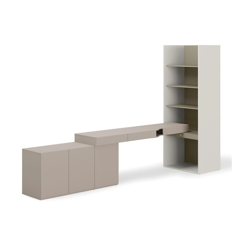 Zestaw młodzieżowy SET-WOS8LE w kolorach clay grey, eukaliptus i szampański