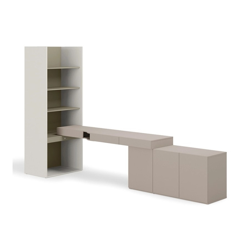 Zestaw młodzieżowy SET-WOS8LE w kolorach clay grey, eukaliptus i szampański