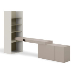 Zestaw młodzieżowy SET-WOS8LE w kolorach clay grey, eukaliptus i szampański