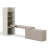 Zestaw mebli SET-WOS8PE Woow Clay Grey/Eukaliptus/Szampański Lenart