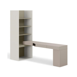 Zestaw młodzieżowy SET-WOS9LE z biurkiem i regałem