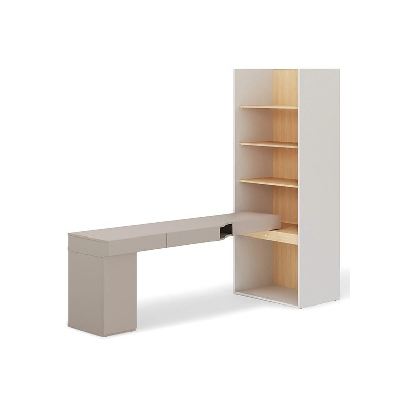 Zestaw młodzieżowy SET-WOS9LVB w kolorze clay grey i dąb vicenza