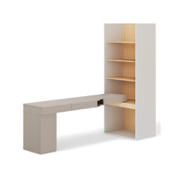 Zestaw młodzieżowy SET-WOS9LVB w kolorze clay grey i dąb vicenza