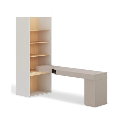 Zestaw młodzieżowy SET-WOS9LVB w kolorze clay grey i dąb vicenza