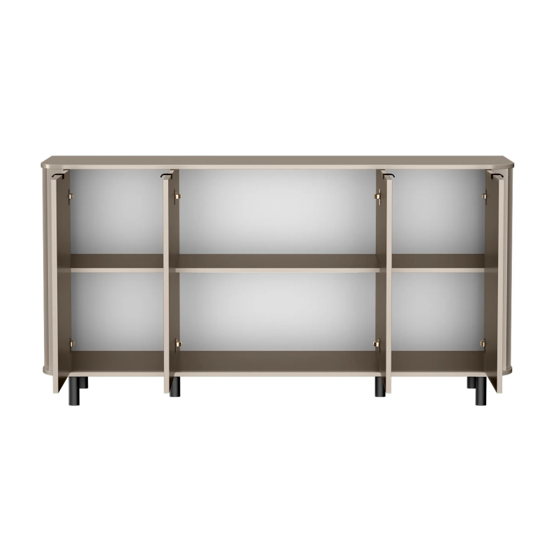 Komoda NOVADO-2 JARSTOL w kolorze Clay Gray - otwarta